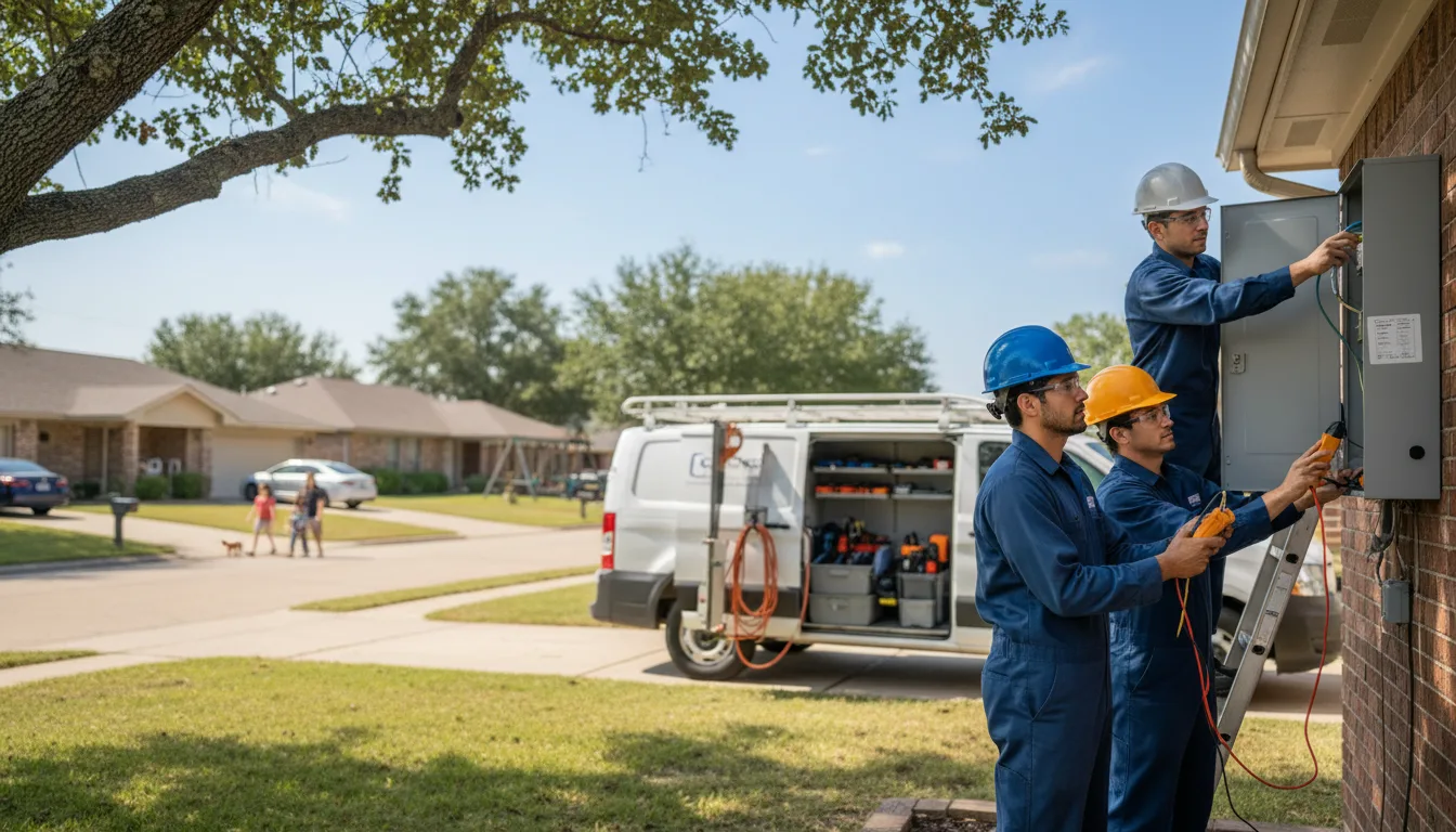 Certified electrician providing emergency electrical services in Brownsville, WI
